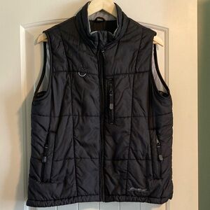 Eddie Bauer Black Quilted Women's Puffer Vest